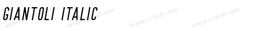 Giantoli Italic字体转换 Giantoli Italic字体转换